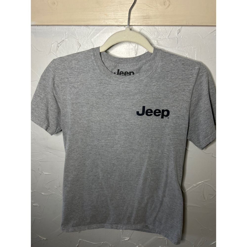 Jeep Since 1941‎ USA Flag Graphic T-Shirt Men's Small Gray Short Sleeve - Picture 3 of 3